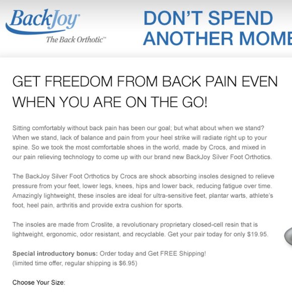 BackJoy Insoles - Picture 2 of 3